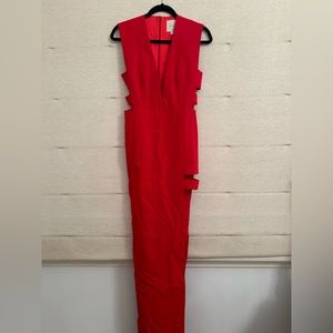 NWT Michelle Mason red gown / never worn